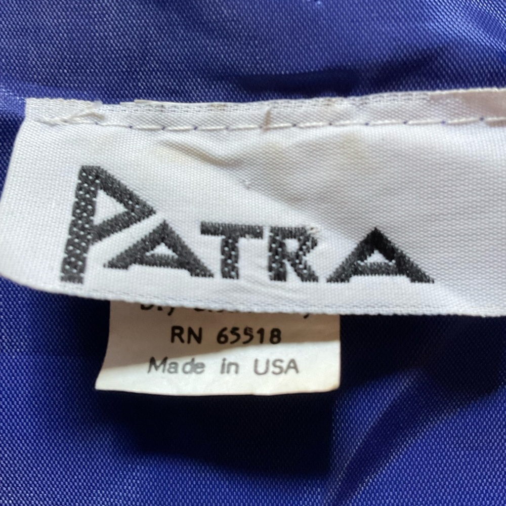 Rare Vintage Patra Made USA 80s 90s Floral Peplum Blouse Size 10 - Picture 2 of 16